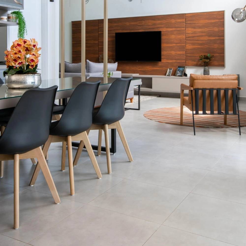 Piso Cerâmico Acetinado 53x53cm Caixa 2,53m² Savane City Retificado