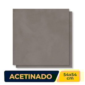Piso Cerâmico Acetinado 54x54cm Caixa 2,60m² ViaÁpia Oregon Retificado - VA54124