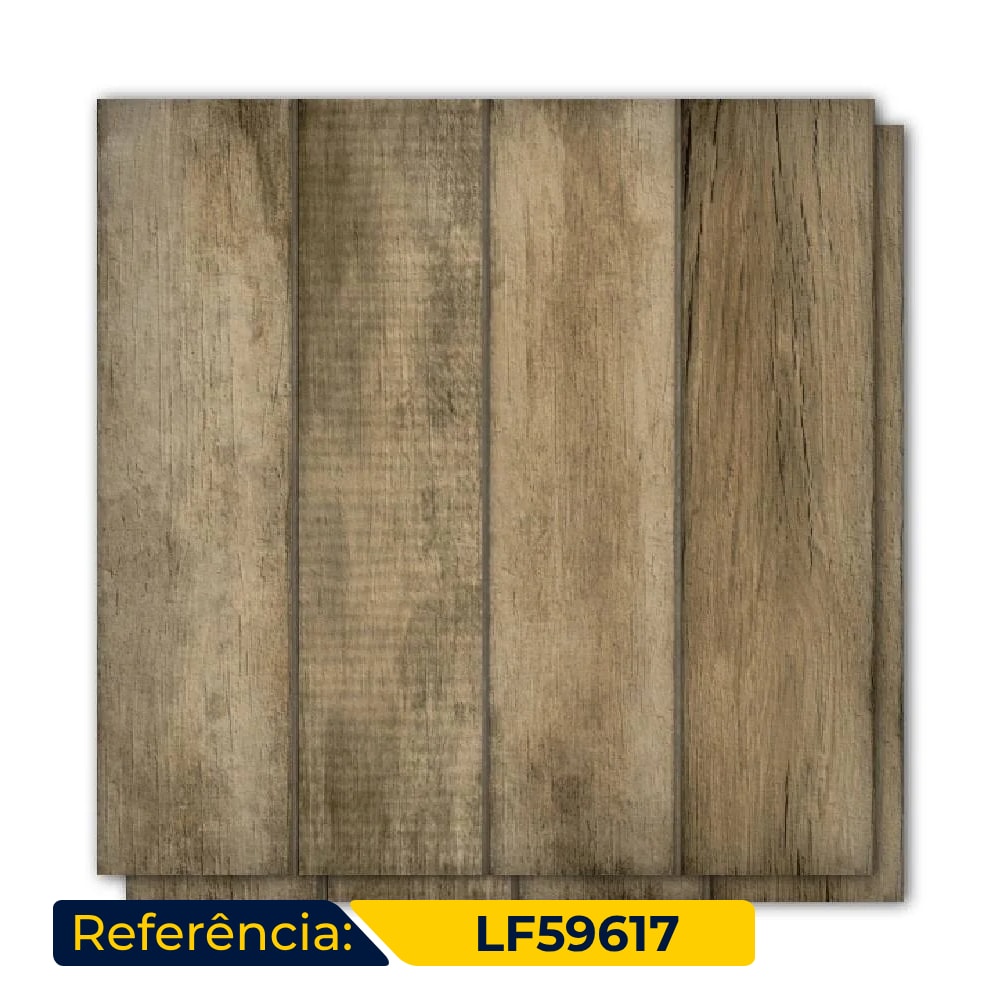 Piso Cerâmico Acetinado 57x57cm Caixa 2,30m² Lef Cabernet Bold - LF59617