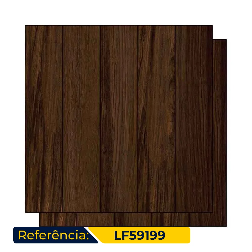 Piso Cerâmico Acetinado 57x57cm Caixa 2,30m² LEF Frassino Bold - LF59199