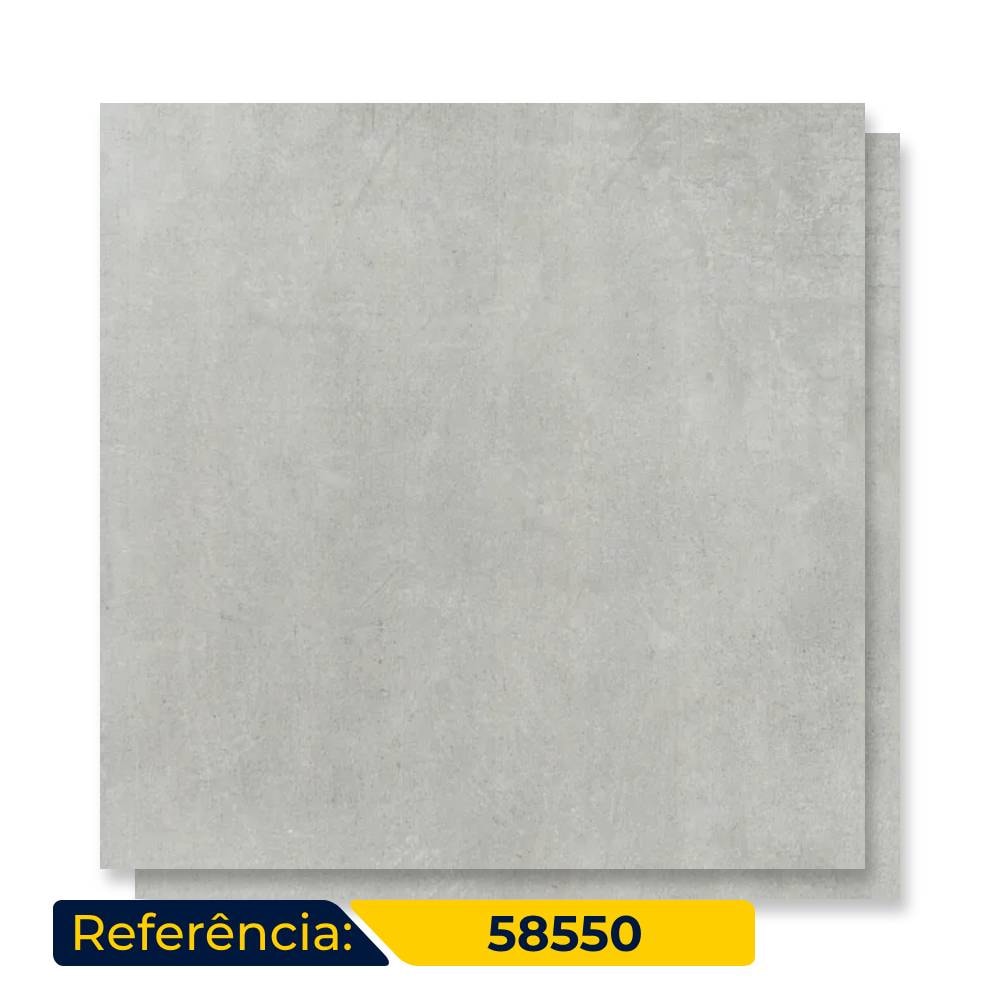 Piso Cerâmico Acetinado 58x58cm Caixa 2,35m² Viva Vpc 58550