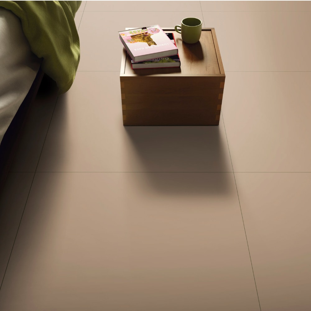 Piso Cerâmico Acetinado 60x60cm Caixa 2,50m² Lume Absolut Bege Retificado