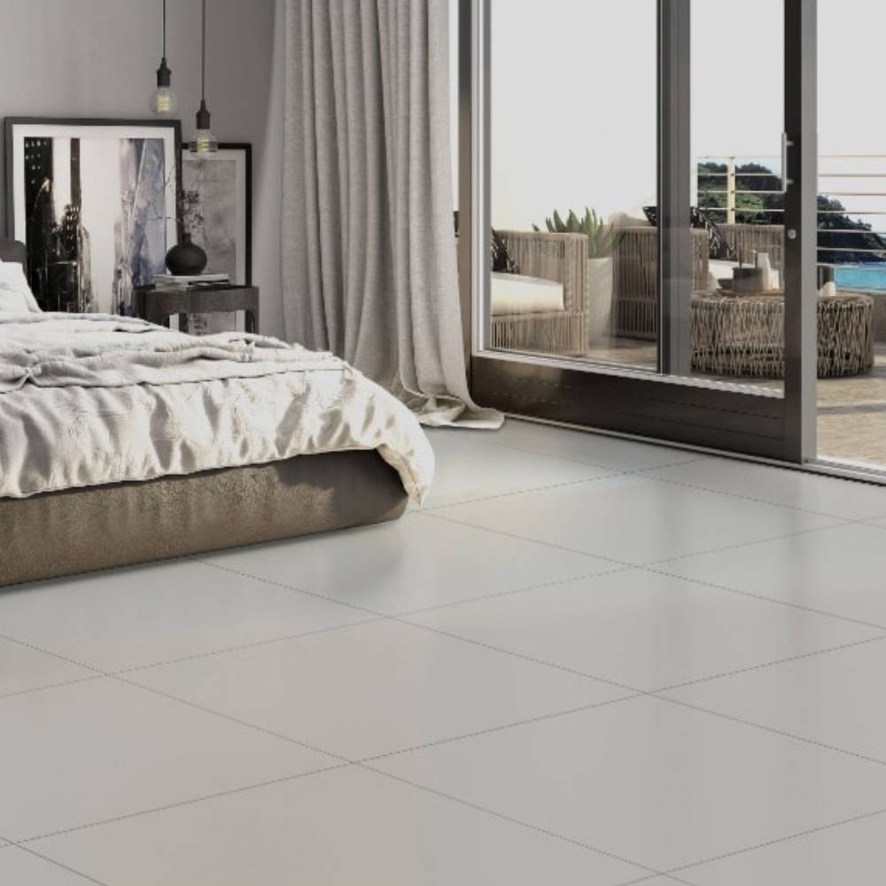 Piso Cerâmico Acetinado 60x60cm Caixa 2,50m² Lume Absolut Gris PLus Retificado