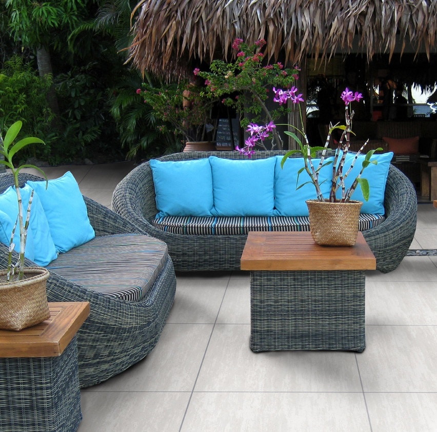 Piso Cerâmico Acetinado 60x60cm Caixa 2,50m² Lume Travertino Cinza Retificado