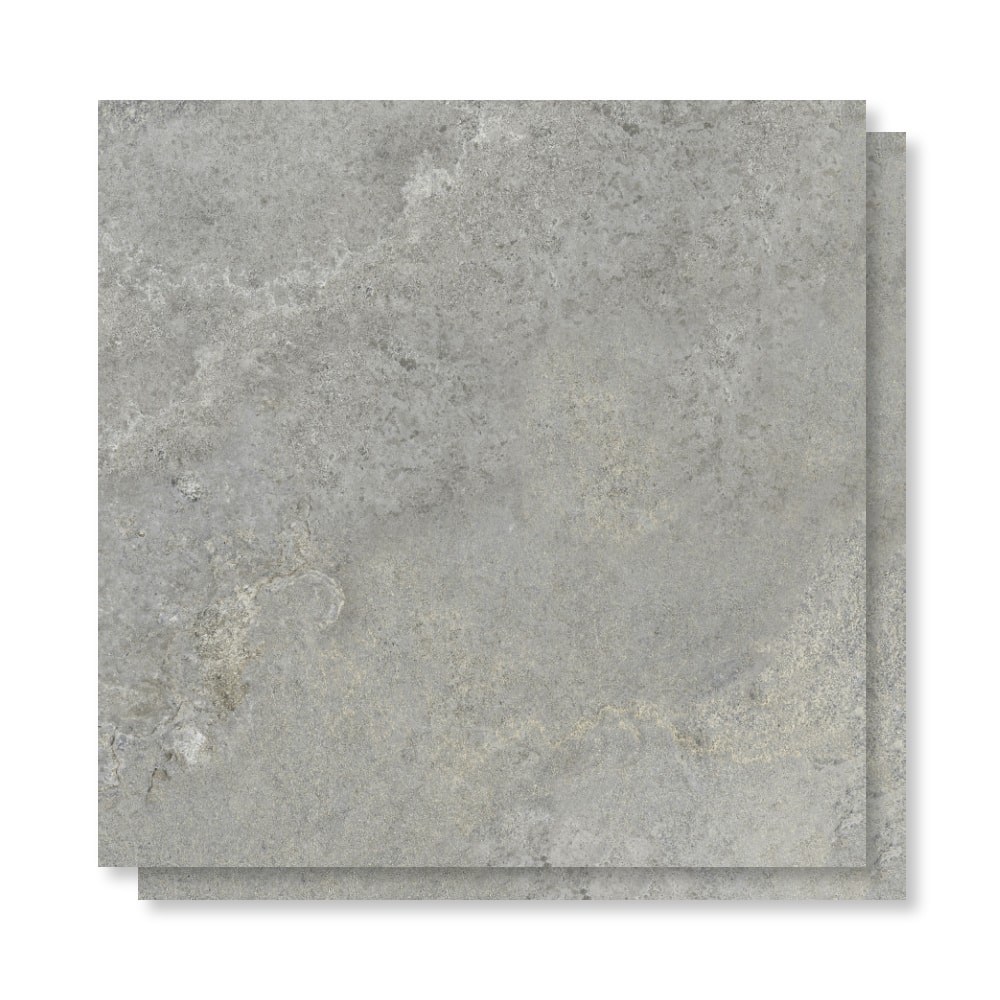 Piso Cerâmico Acetinado 60x60cm Caixa 2,52m² Embramaco Trento Gray Retificado - 60532