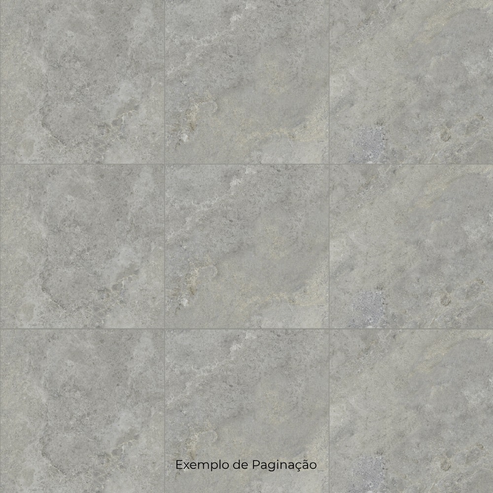 Piso Cerâmico Acetinado 60x60cm Caixa 2,52m² Embramaco Trento Gray Retificado - 60532