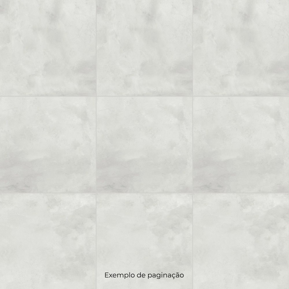 Piso Cerâmico Acetinado 60x60cm Caixa 2,52m² Esther Manhatan Gris Retificado - RT60518