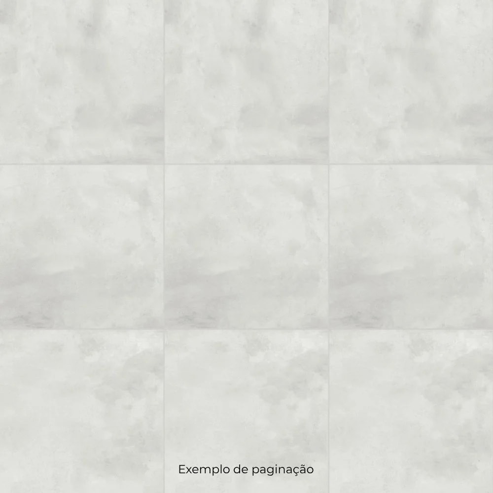 Piso Cerâmico Acetinado 60x60cm Caixa 2,52m² Esther Manhatan Gris Retificado - RT60518