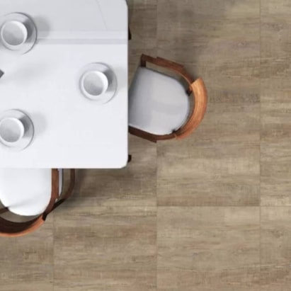 Piso Cerâmico Acetinado 60x60cm Caixa 2,52m² Esther Salinas Brown Retificado - 60442