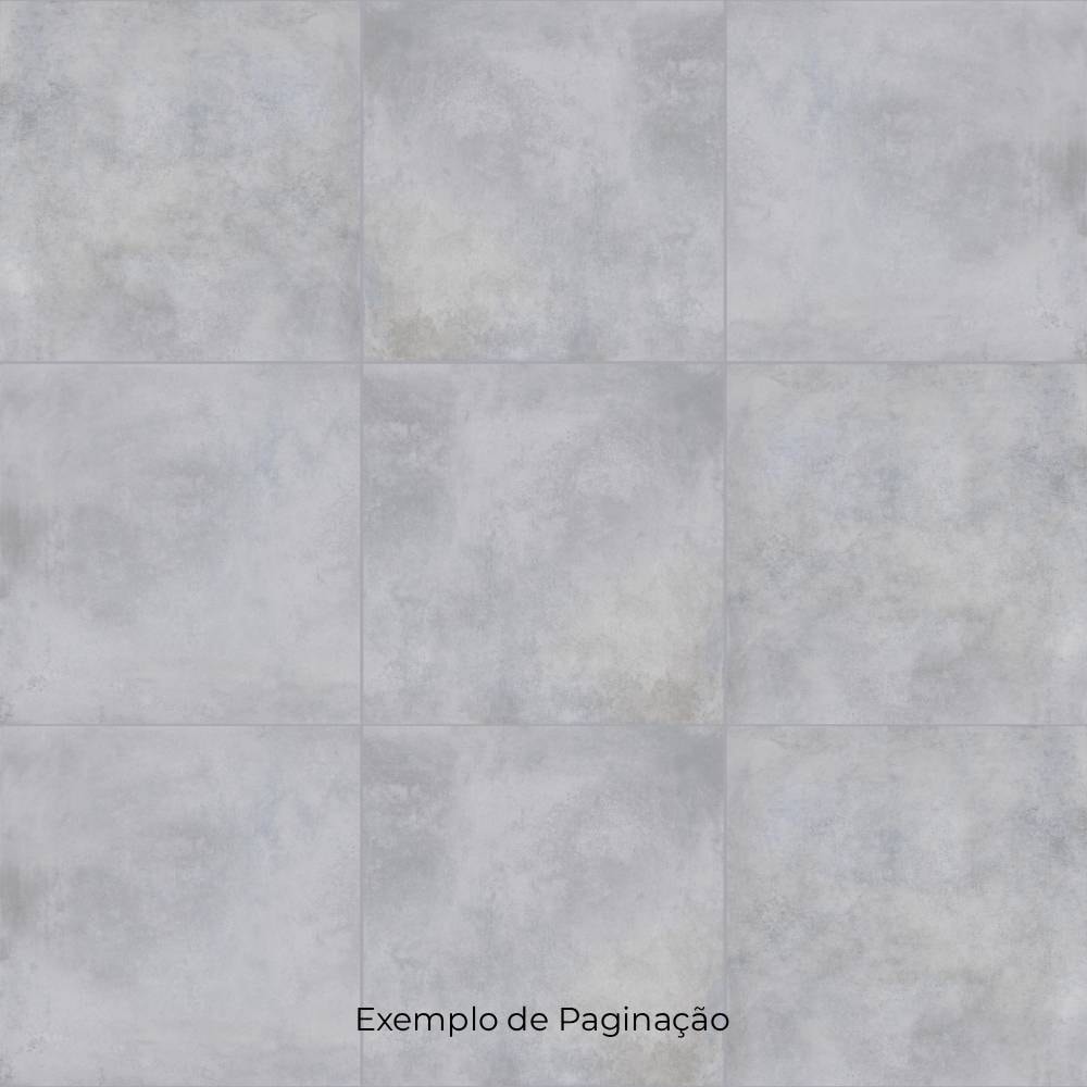 Piso Cerâmico Acetinado 60x60cm Caixa 2,52m² Karina Duran Grafite Retificado - 60319
