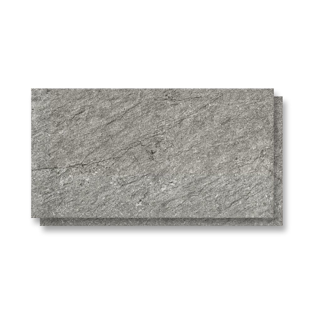 Piso Cerâmico Acetinado 63x120cm Caixa 2,25m² Lume Pétrus Fóssil Plus Retificado