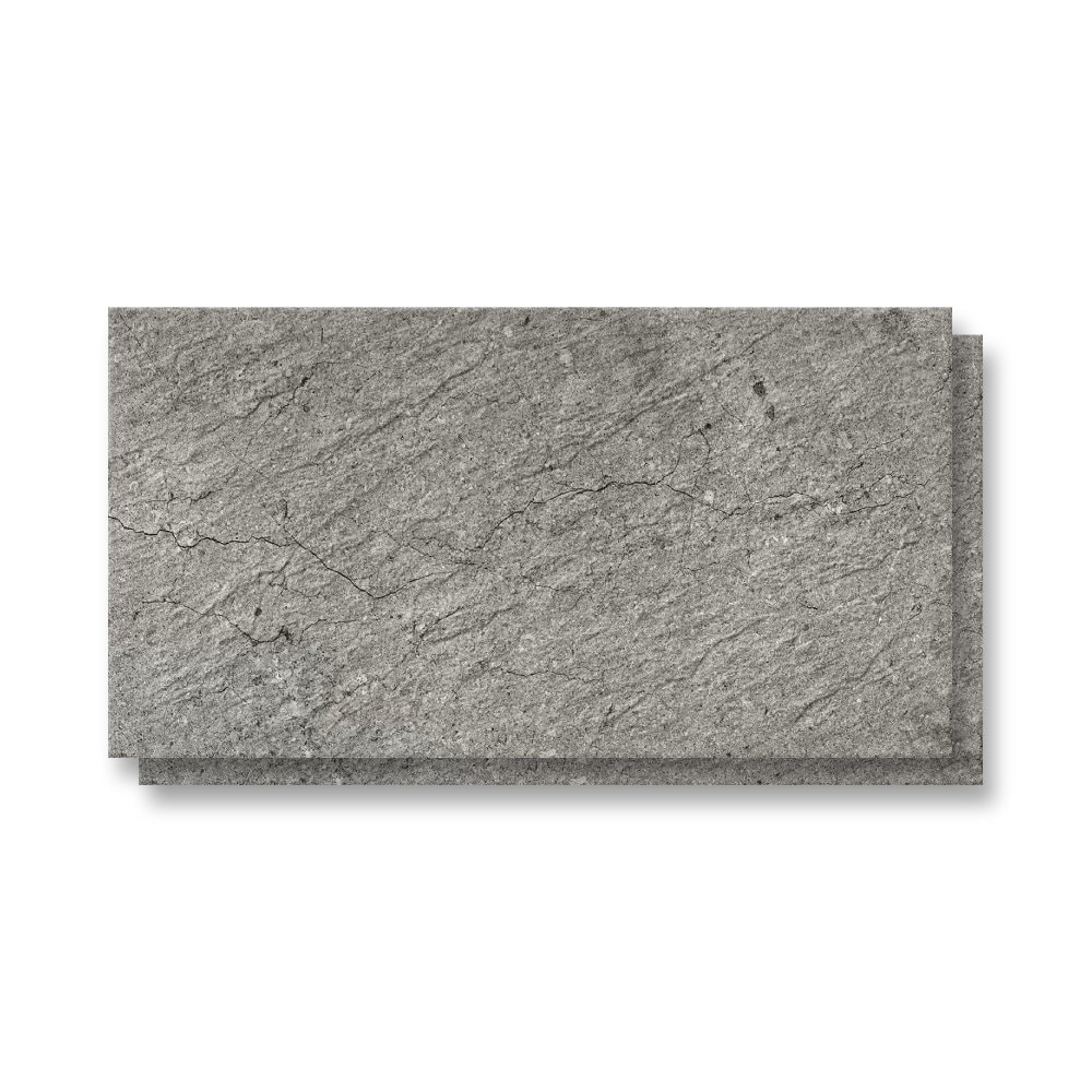 Piso Cerâmico Acetinado 63x120cm Caixa 2,25m² Lume Pétrus Fóssil Plus Retificado