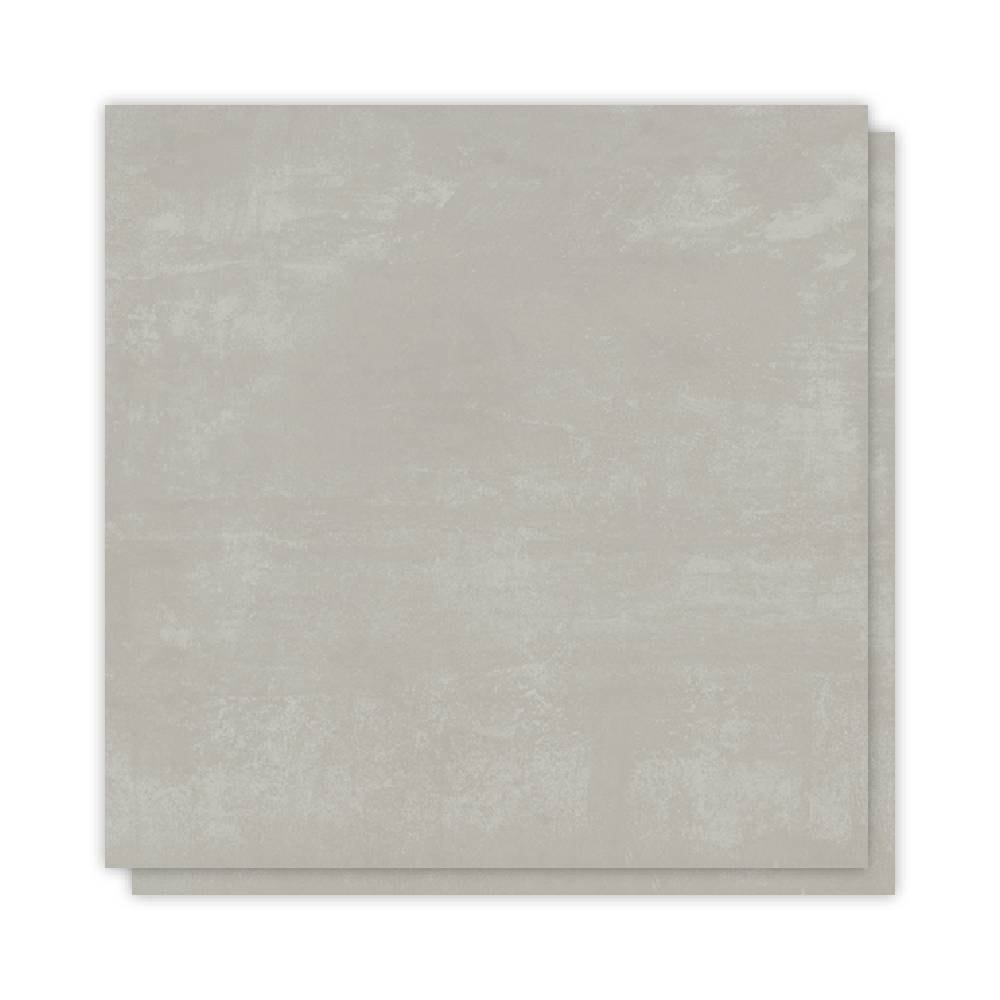 Piso Cerâmico Acetinado 71x71cm Caixa 2,52m² Duragres Alvorada Grafite In Retificado