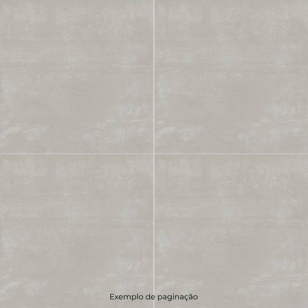 Piso Cerâmico Acetinado 71x71cm Caixa 2,52m² Duragres Alvorada Grafite In Retificado