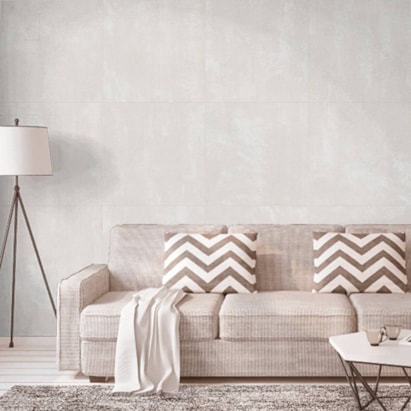 Piso Cerâmico Acetinado 71x71cm Caixa 3,02m² Duragres Alvorada Cinza Retificado - 2972-A