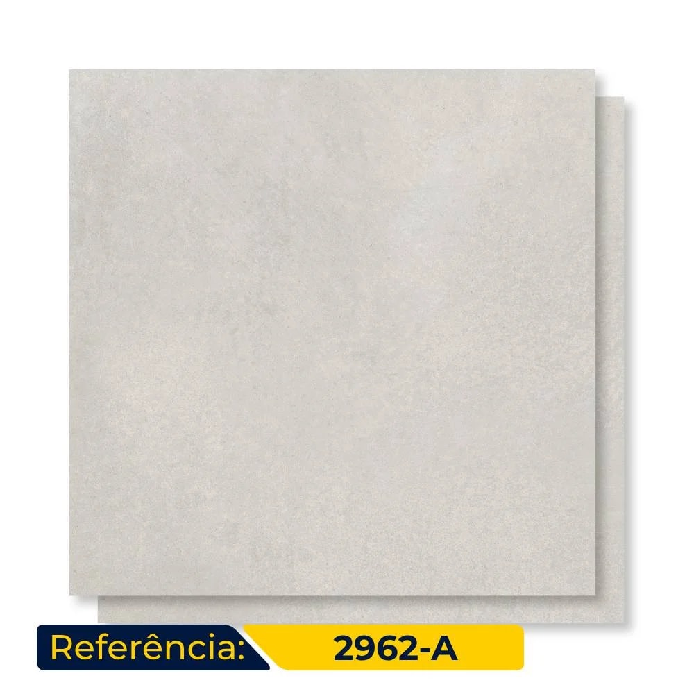Piso Cerâmico Acetinado 71x71cm Caixa 3,02m² Duragres Copan Cinza Retificado - 2962