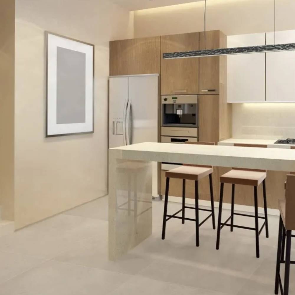 Piso Cerâmico Acetinado 71x71cm Caixa 3,02m² Duragres Copan Nude Retificado - 2957