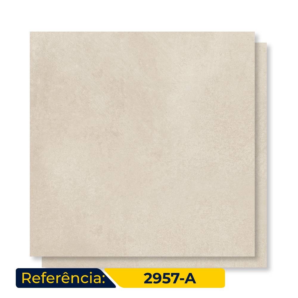 Piso Cerâmico Acetinado 71x71cm Caixa 3,02m² Duragres Copan Nude Retificado - 2957-A