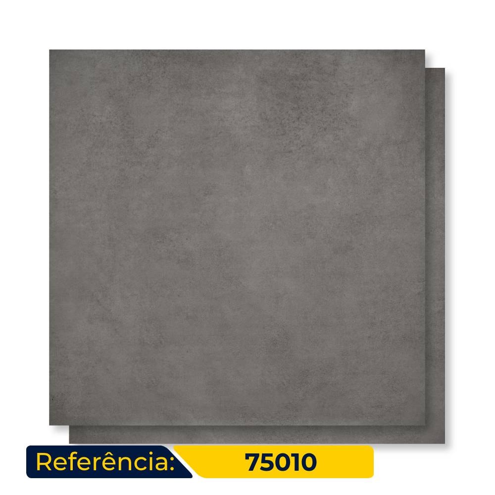 Piso Cerâmico Acetinado 72,5x72,5cm Caixa 2,62m² Viva 75010 Retificado