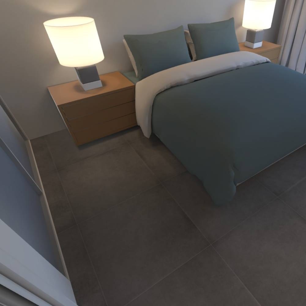 Piso Cerâmico Acetinado 72,5x72,5cm Caixa 2,62m² Viva 75010 Retificado