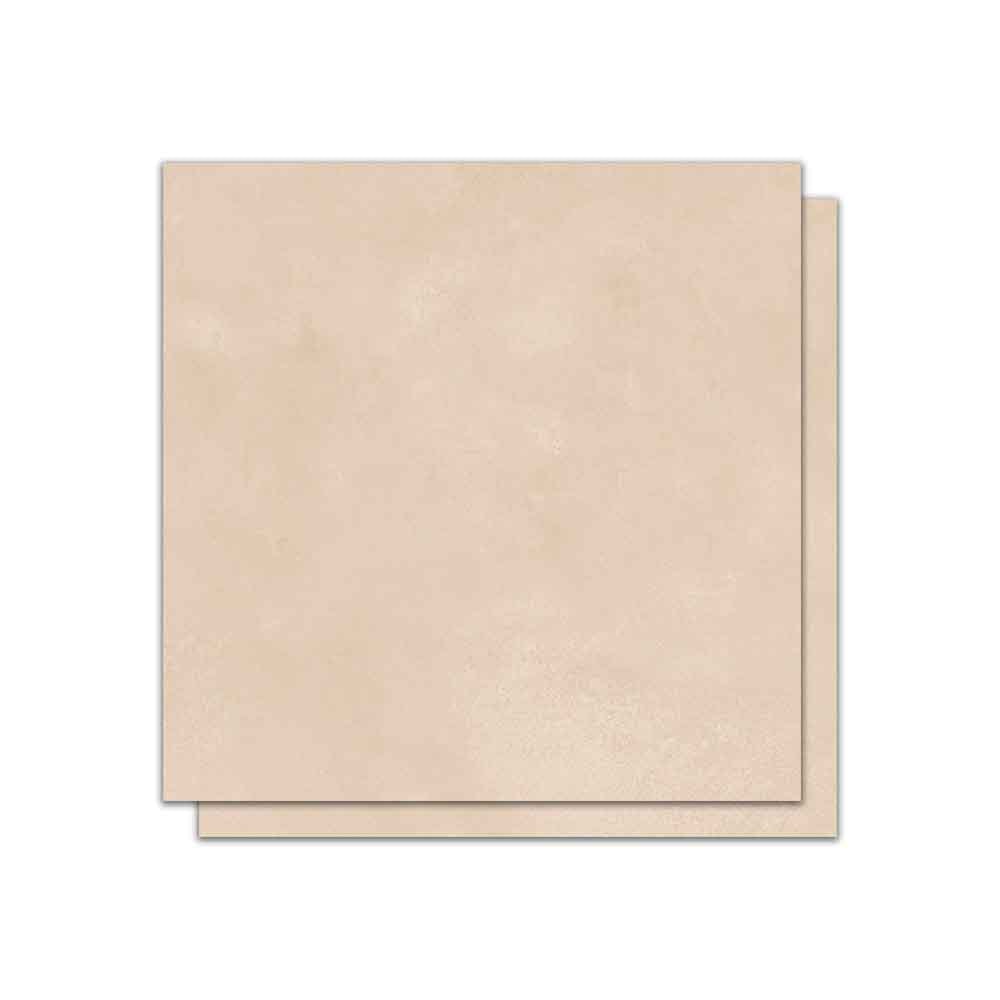 Piso Cerâmico Acetinado 72x72cm Caixa 2,59m² Savane Urbam Bege Retificado - 72111041