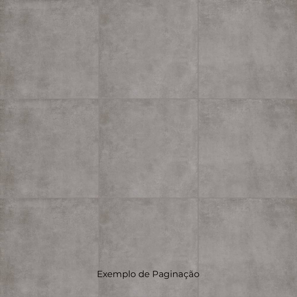Piso Cerâmico Acetinado 75x75cm Caixa 2,28m² Incopisos Concret Gray Retificado - 575003