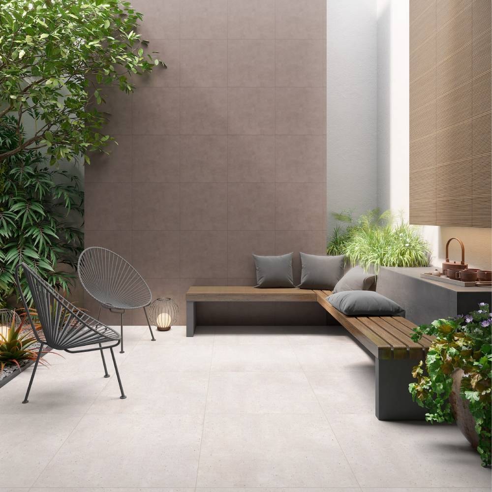 Piso Cerâmico Acetinado 75x75cm Caixa 2,28m² Incopisos Urban Avelã Retificado - 375008