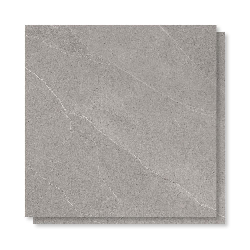 Piso Cerâmico Acetinado 75x75cm Caixa 2,84m² Lume Arenito Grigio Retificado