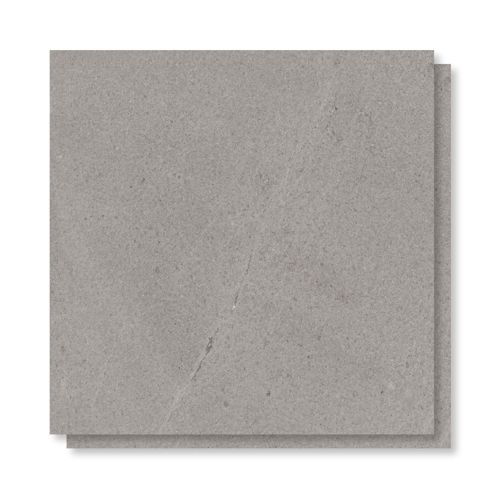 Piso Cerâmico Acetinado 75x75cm Caixa 2,84m² Lume Arenito Grigio Retificado