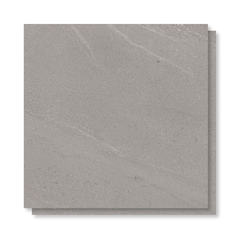 Piso Cerâmico Acetinado 75x75cm Caixa 2,84m² Lume Arenito Grigio Retificado