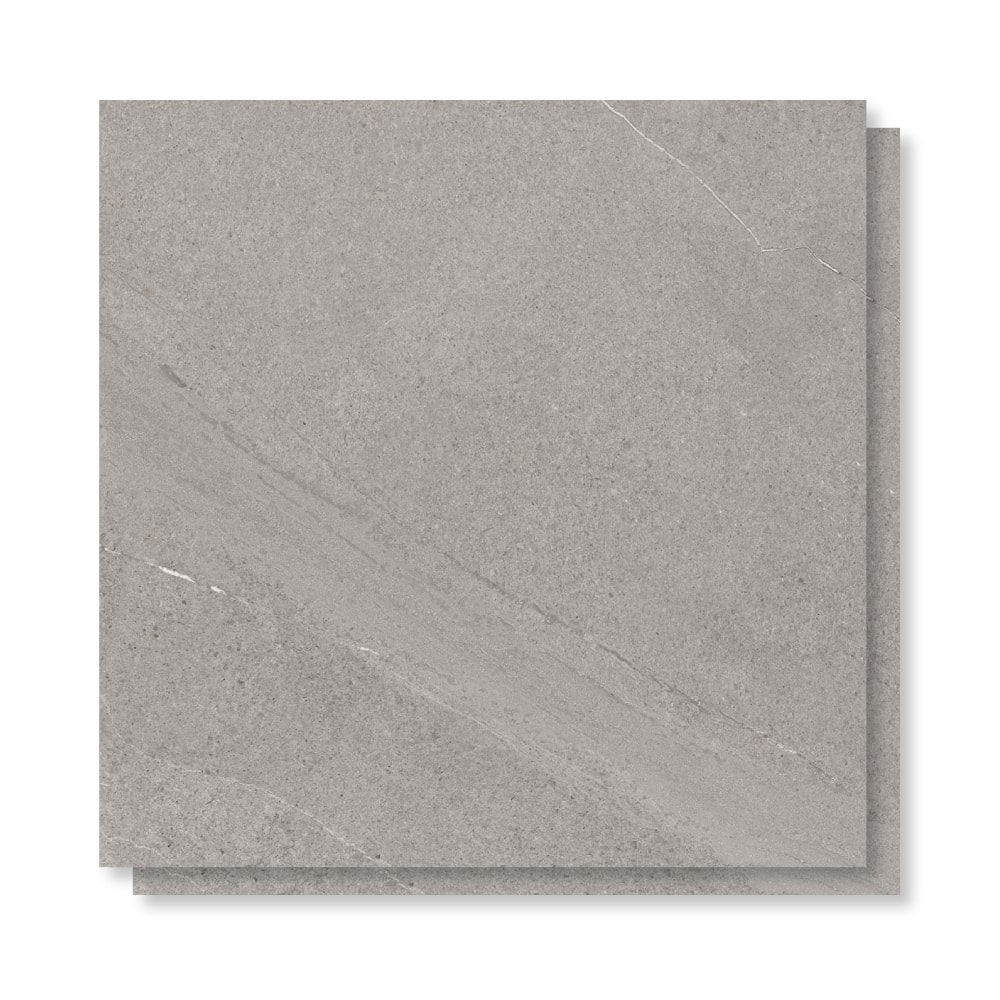 Piso Cerâmico Acetinado 75x75cm Caixa 2,84m² Lume Arenito Grigio Retificado