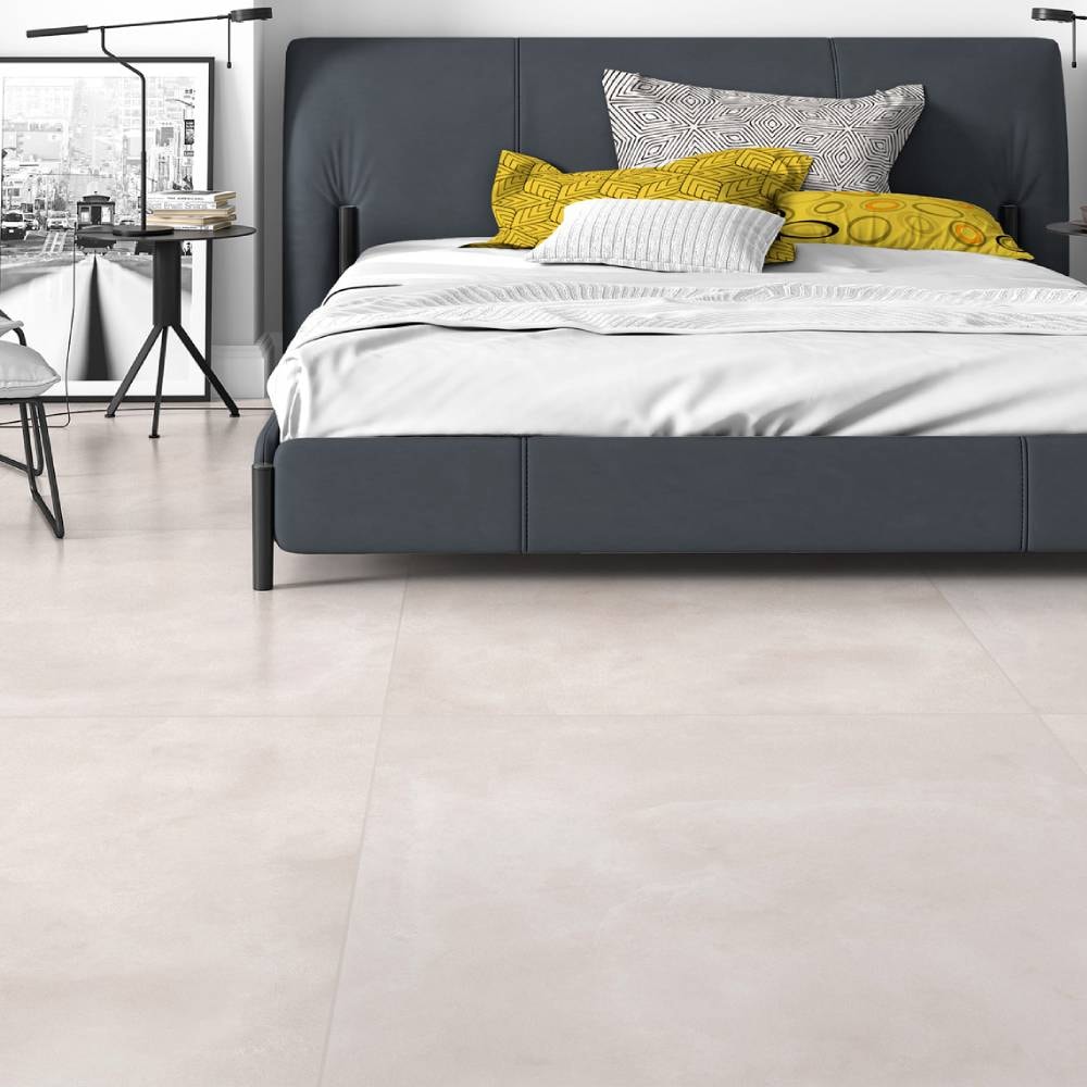 Piso Cerâmico Acetinado 75x75cm Caixa 2,84m² Lume Boston Gris Liso Retificado