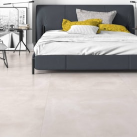 Piso Cerâmico Acetinado 75x75cm Caixa 2,84m² Lume Boston Gris Liso Retificado