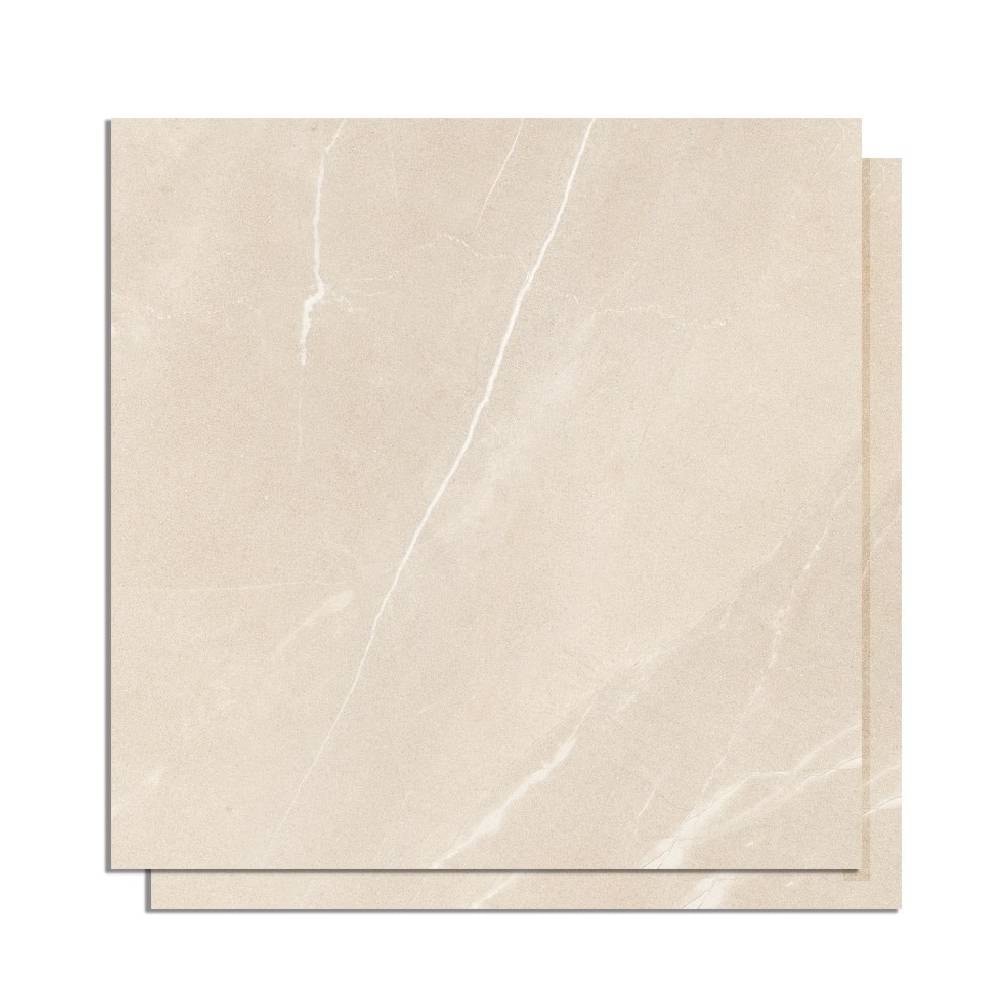 Piso Cerâmico Acetinado 75x75cm Caixa 2,84m² Lume Pulpis Bege Retificado