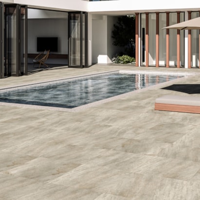 Piso Cerâmico Acetinado 75x75cm Caixa 2,84m² Lume São Tomé Retificado