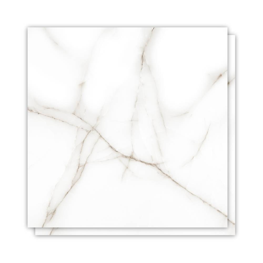 Piso Cerâmico Acetinado 75x75cm Caixa 2,84m² Lume Thassos Gris Retificado