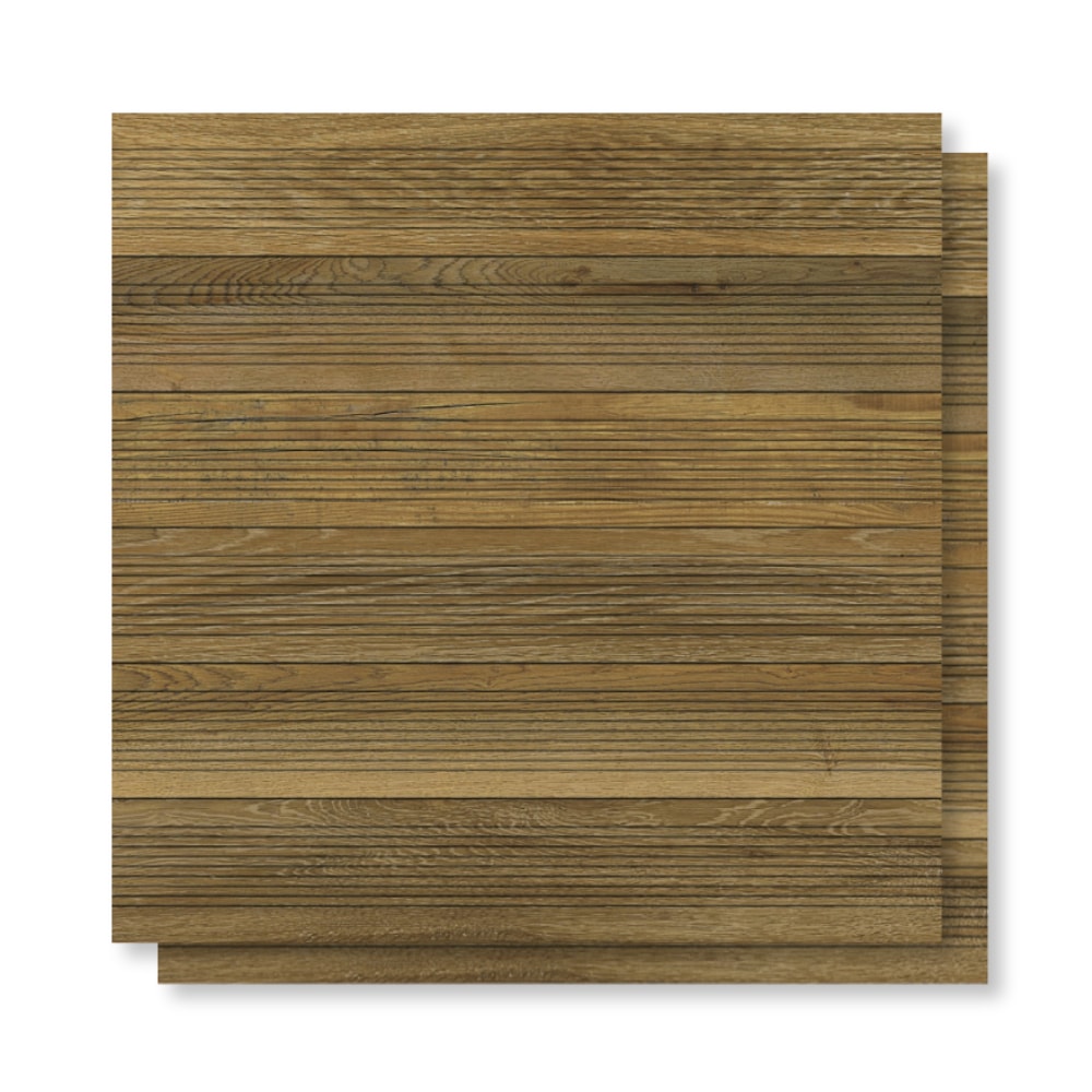 Piso Cerâmico Acetinado 76x76cm Caixa 2,28m² Karina Alameda Deck Retificado - 76032