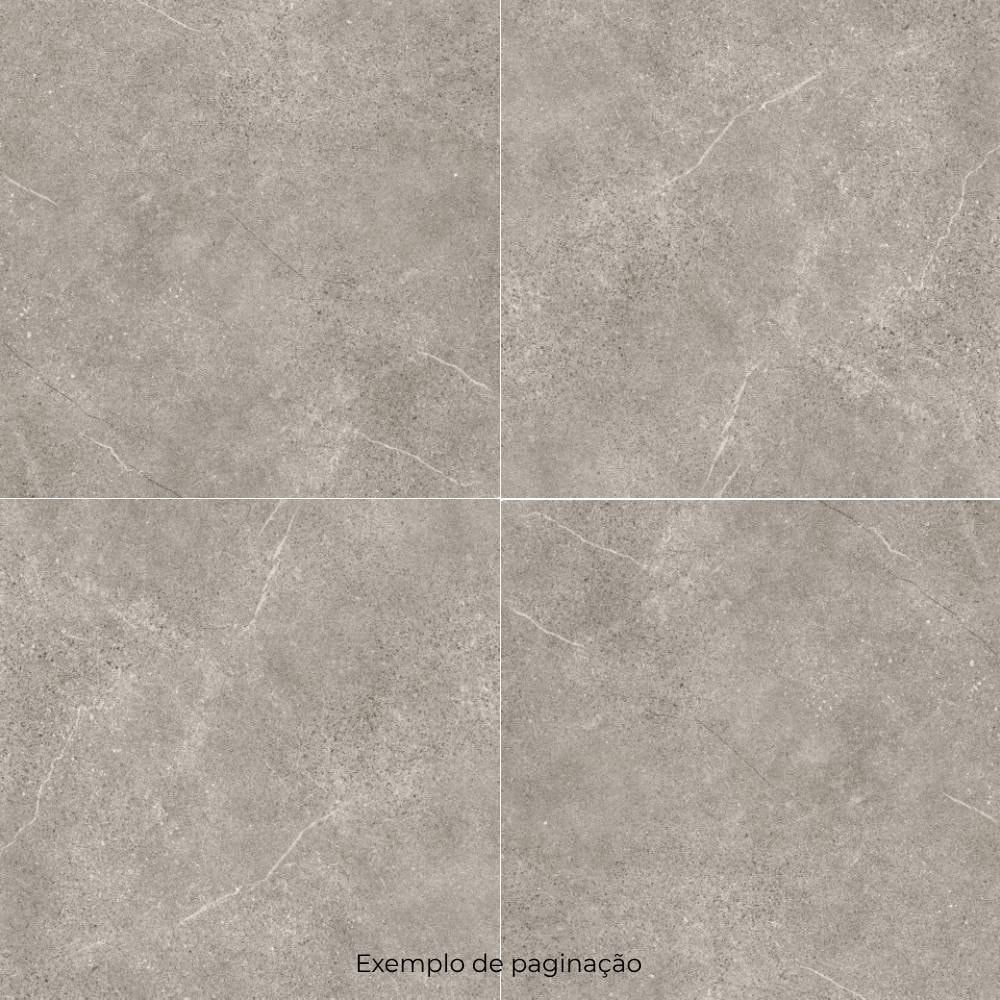 Piso Cerâmico Acetinado 76x76cm Caixa 2,28m² Karina Dome Retificado - 76028