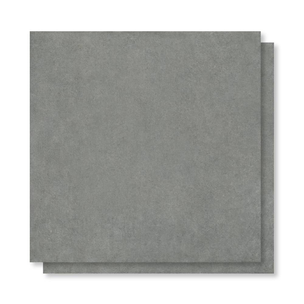 Piso Cerâmico Acetinado 76x76cm Caixa 2,28m² Karina Sampa Grafite Retificado - 76037