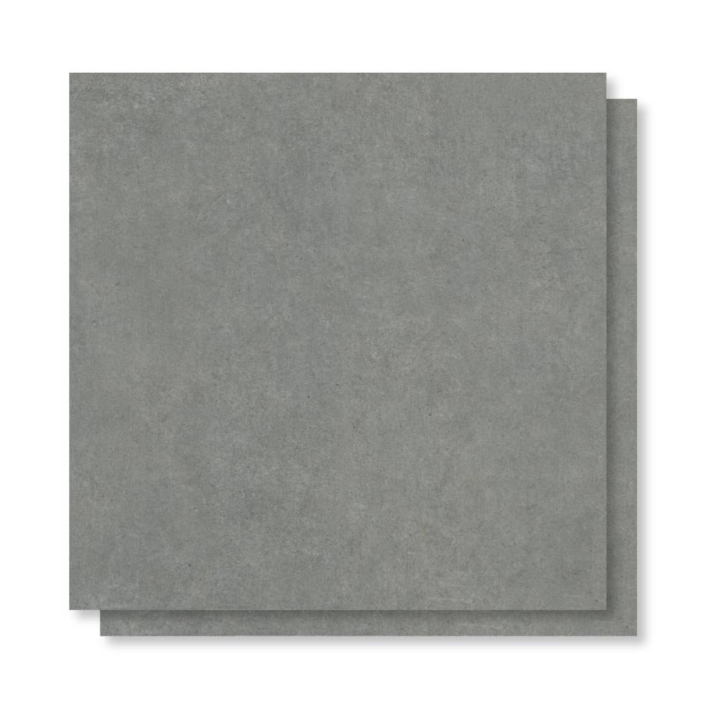 Piso Cerâmico Acetinado 76x76cm Caixa 2,28m² Karina Sampa Grafite Retificado - 76037