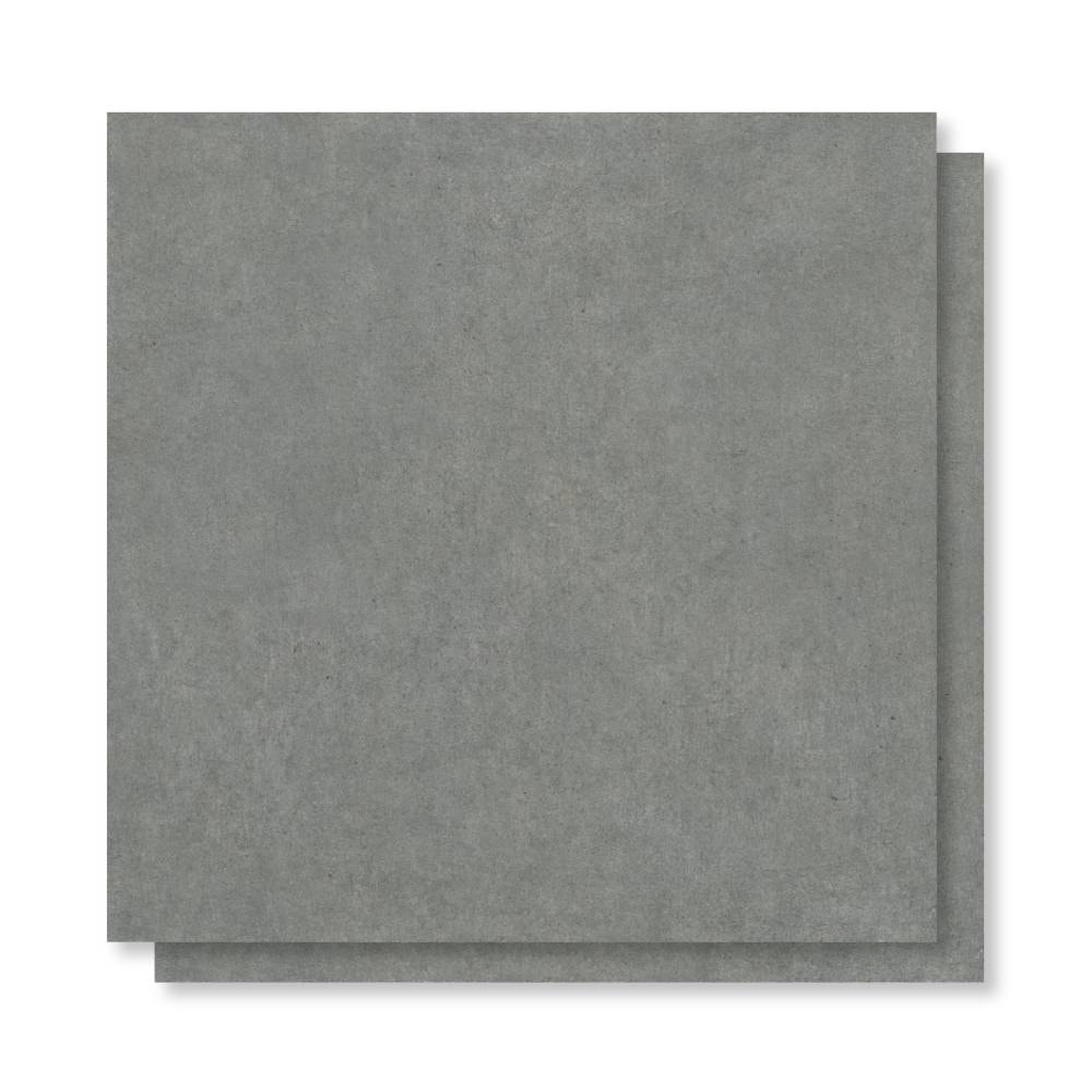 Piso Cerâmico Acetinado 76x76cm Caixa 2,28m² Karina Sampa Grafite Retificado - 76037