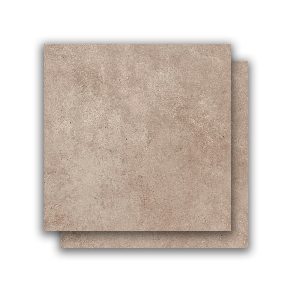 Piso Cerâmico Acetinado 76x76cm Caixa 2,87m² Esther Concret Beige Retificado - 76042