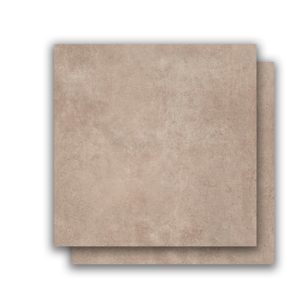 Piso Cerâmico Acetinado 76x76cm Caixa 2,87m² Esther Concret Beige Retificado - 76042