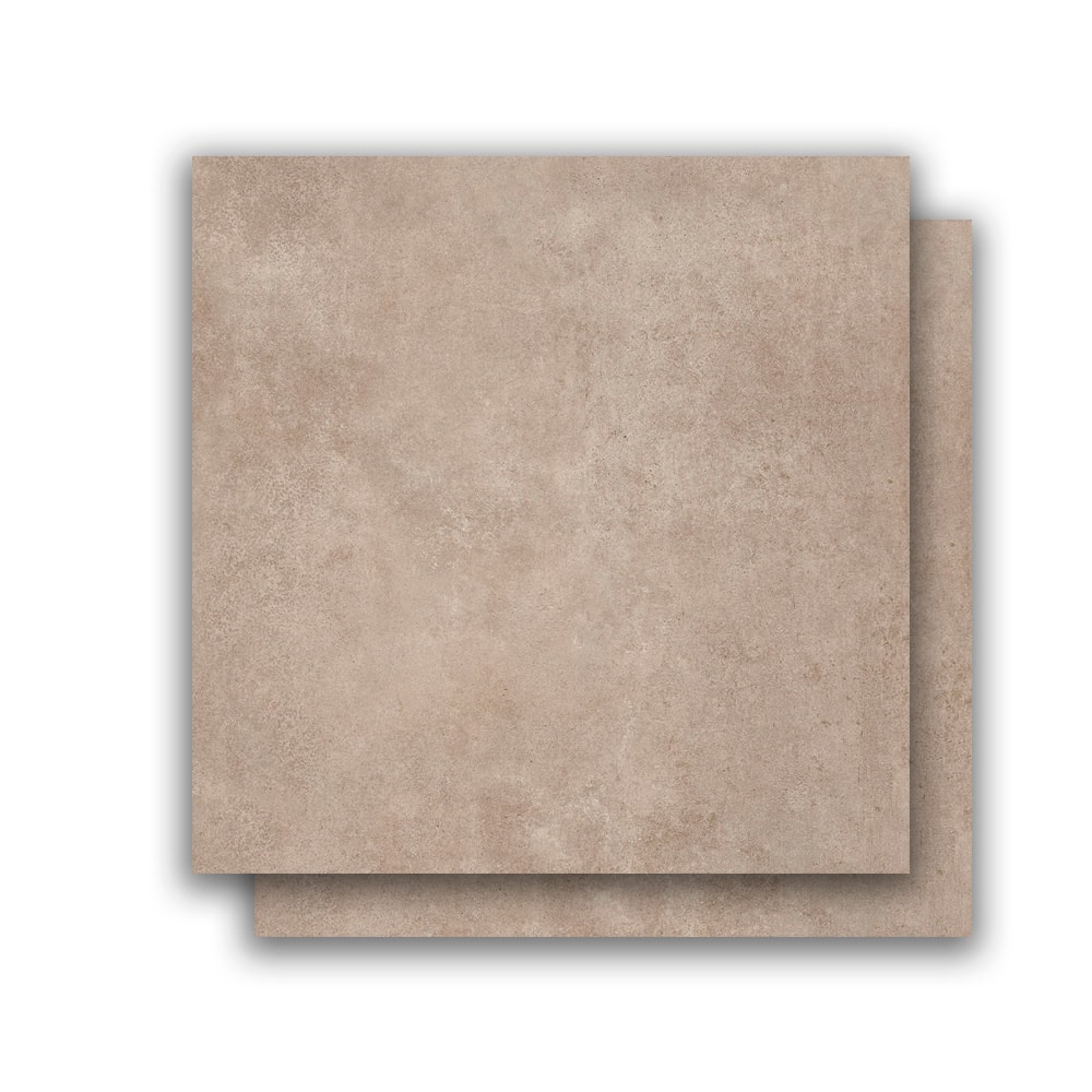 Piso Cerâmico Acetinado 76x76cm Caixa 2,87m² Esther Concret Beige Retificado - 76042