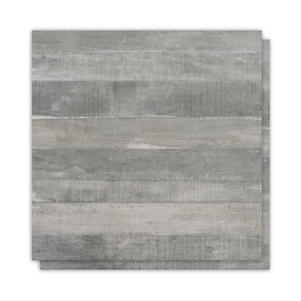 Piso Cerâmico Acetinado 86x86cm Caixa 2,20m² Lume Cemento Retificado