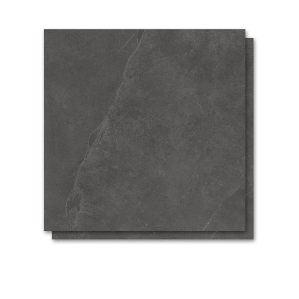 Piso Cerâmico Acetinado 86x86cm Caixa 2,21m² Embramaco Ardosia Saitiny Mag Retificado - 86105