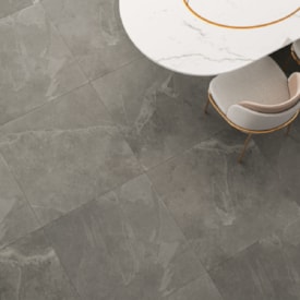 Piso Cerâmico Acetinado 86x86cm Caixa 2,21m² Embramaco Ardósia Satiny Mag Retificado - 86105