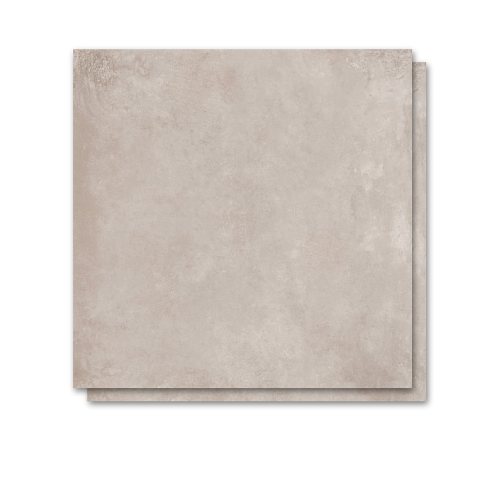 Piso Cerâmico Acetinado 86x86cm Caixa 2,21m² Embramaco Metropolitan Beige Mag Retificado - 86147