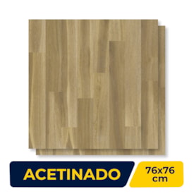 Piso Cerâmico Acetinado Embramaco 76x76cm Cerato Satiny Retificado - 76182