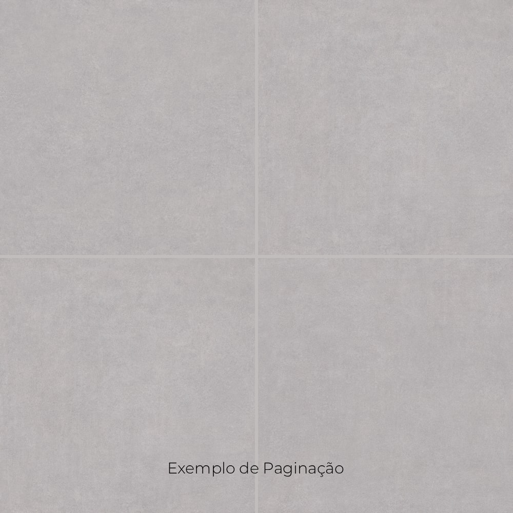 Piso Cerâmico Acetinado Incopisos 56x56cm Cinza Retificado - 556012